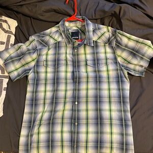 Prana Men’s Large - short sleeve button up shirt